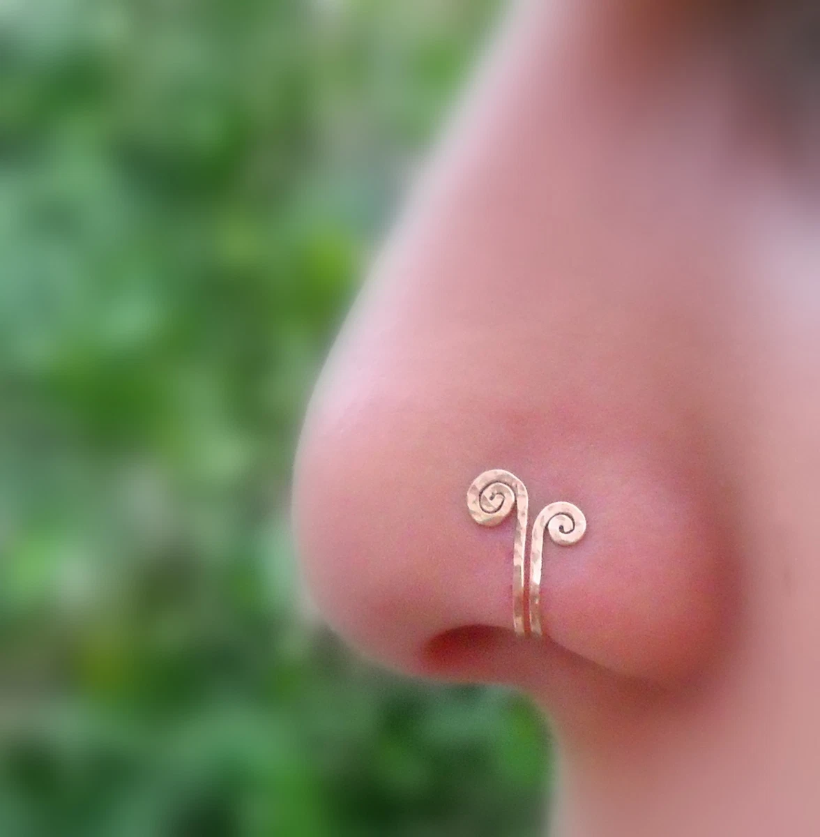 Rose gold hotsell fake nose ring