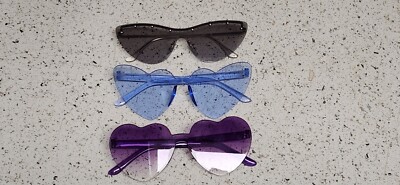 Fashion Sunglasses Lot of 3 Used Cute Some Wear Must See
