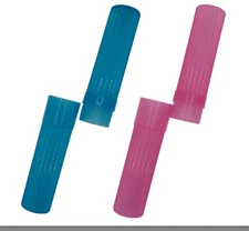 American Comb Toothbrush Holder (Blue & Pink)