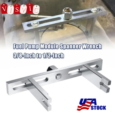 Fuel Pump Removal Tool, Fuel Pump Lock Ring Adjust Tool ,3/8'' to 1/2'',For BMW VW