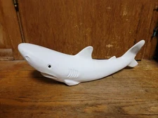 Black Tip Shark piggy bank blowmold VTG  WJB Products Retro