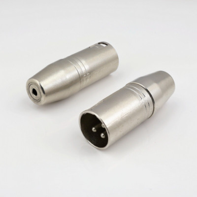 3-Pin XLR Auf 3.5mm Buchse Stereo Audio Anschluss Mikrofon Adapter Koppler