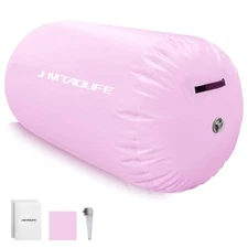 Gymnastics Air Roller Barrel Inflatable Tumble Mat Backbend Trainer for Home Use