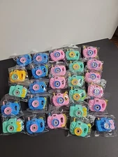 27 Pcs Kids Camera Toy Set Mini Plastic Camera Toy Pretend Play Toy Camera 