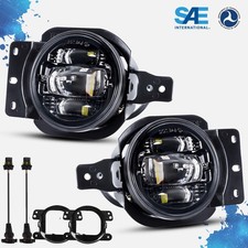 Round Led Fog Lights Front Bumper Lamp For Jeep Wrangler Gladiator Jl Jt Jk Cj Round Led Fog Lights Front Bumper Lamp For Jeep Wrangler Gladiator Jl Jt Jk Cj