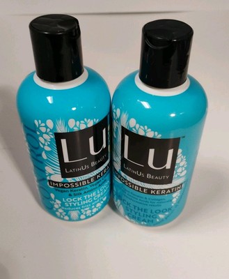 2  Lu LatinUs Beauty Impossible Keratin Control Lock The Look Styling Cream 