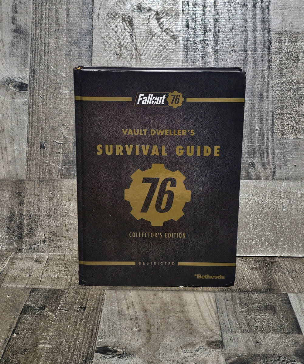 Fallout 76 Vault Dwellers Survival Guide Book Collectors Strategy Guide  Hardback