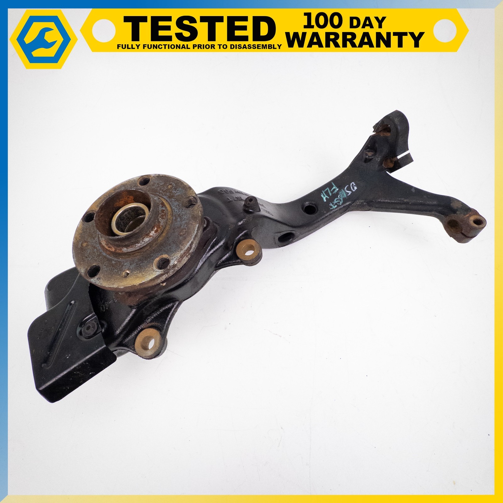 03-13 BENTLEY CONTINENTAL GT FRONT LEFT DRIVER SIDE STEERING KNUCKLE HUB OEM