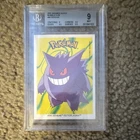 Pokémon Gengar #94 Boomer Super Bubble Gum Card Beckett 9 Graded 2001