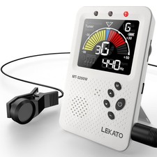 Metronome Tuner, Rechargeable 3 In 1 Digital Metronome with Vocal Count, Tone...