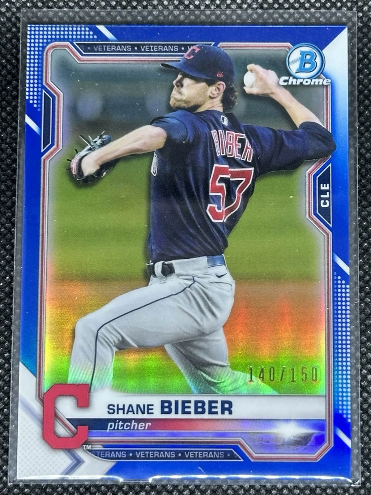 Shane Bieber trading card