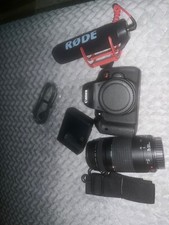 Canon EOS Rebel T6i SLR Camera Kit 75-300MM iii Lens  battery,bag,rodegomic