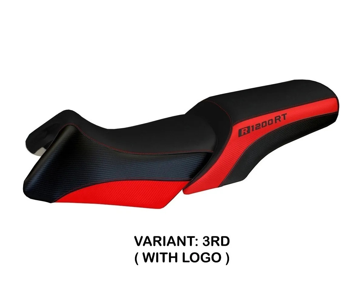 Seat saddle cover Roberto Red (RD) TPZ Italia for BMW R 1200 RT 2006 > 2013 94