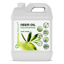 Neem Oil for Plants Indoor and Outdoor Gardening Pure Unrefined Cold Pressed... 
