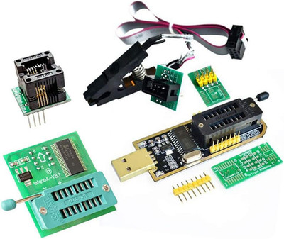 EEPROM BIOS USB Programmer CH341A + SOIC8 Clip + 1.8V Adapter + SOIC8 Adapter fo