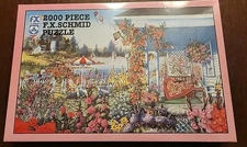Vintage FX Schmid 2000 Pc Puzzle Summer Memories By Diane Phalen NIP