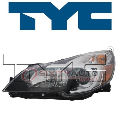 TYC Left Headlight Assembly for 2013-2014 Subaru Legacy Electrical Lighting pd