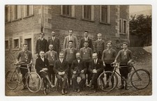 Original Foto Radsportler Fahrradfahrer, Auszeichnungen, Wettkampf, um 1910