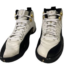 Nike Air Jordan 12 Retro Royalty White/Black/Gold Men  s Sz. 12 CT8013-170