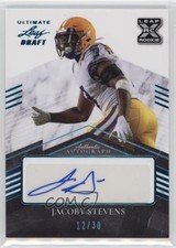 2021 Leaf Ultimate Draft Platinum Spectrum 12/30 JaCoby Stevens #BA-JS1 Auto 2u3