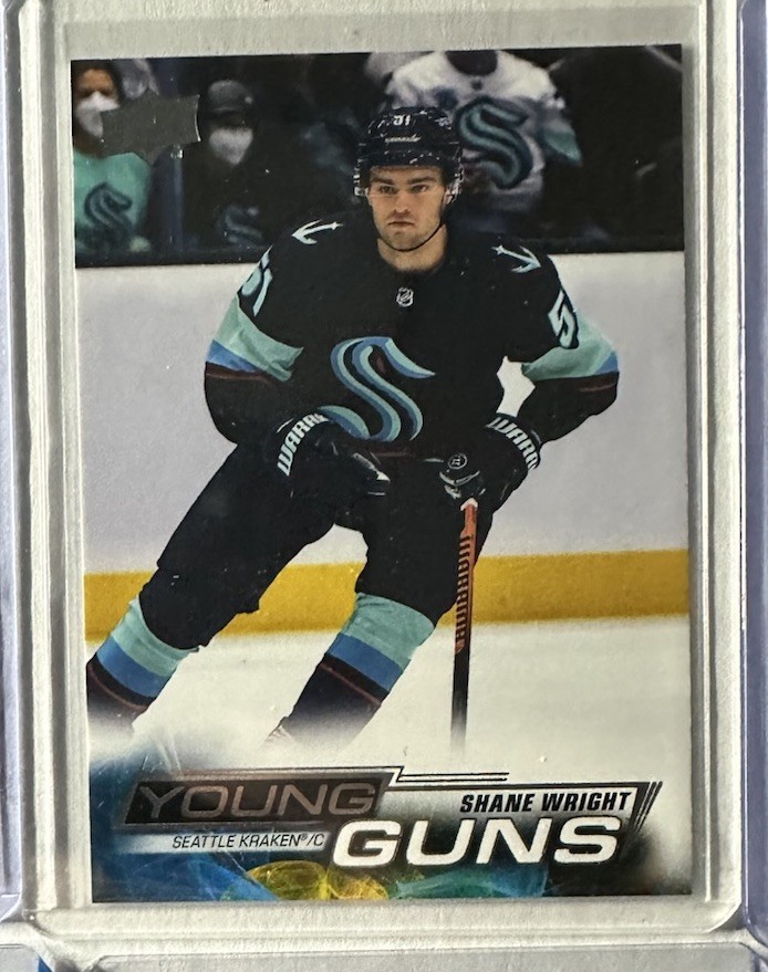 Upper Deck 2022-23 Series 2 Young Guns Shane Wright Seattle Kraken RC #475
