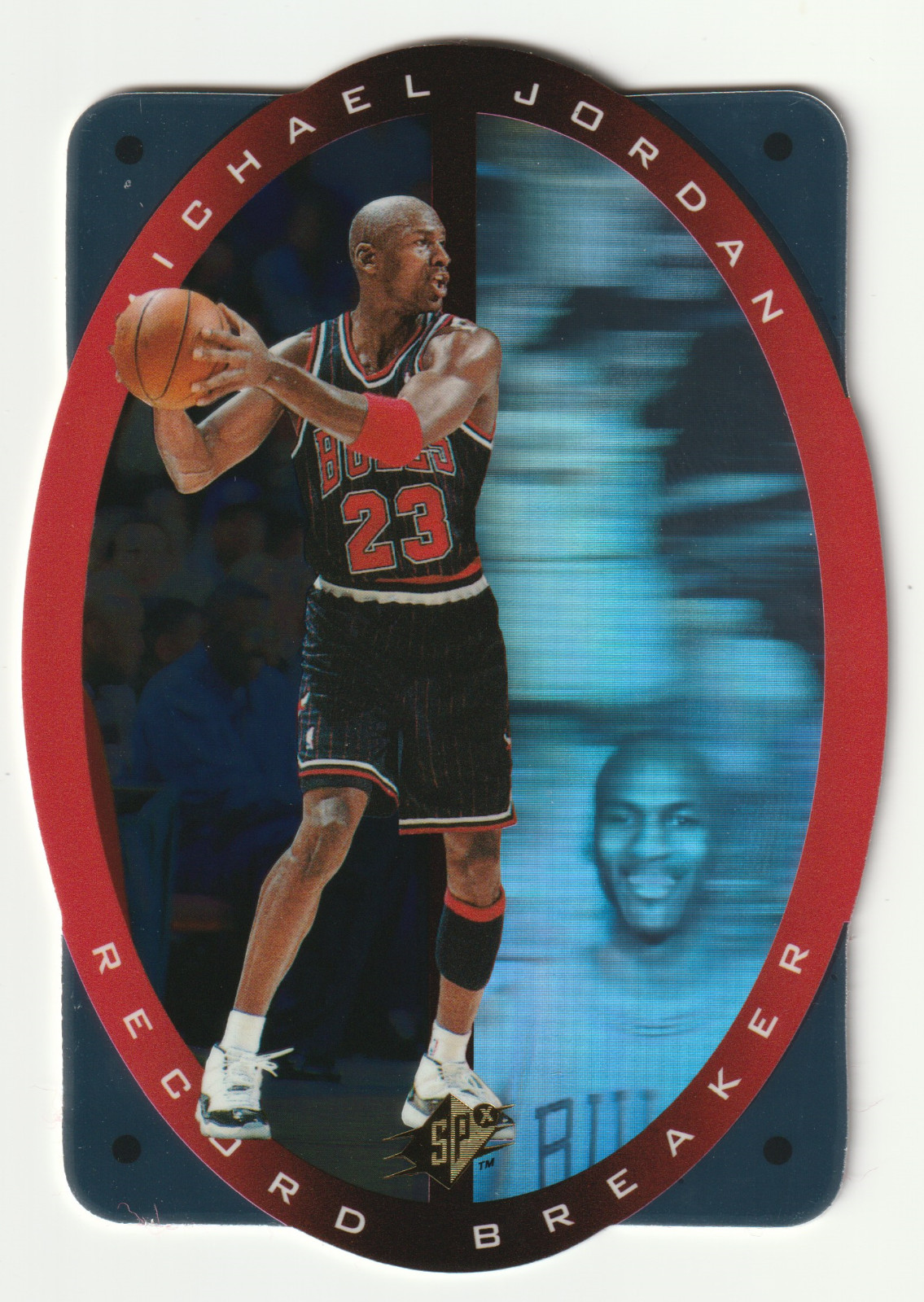 1996-97 Upper Deck SPx Michael Jordan #R1 Record Breaker Die-cut