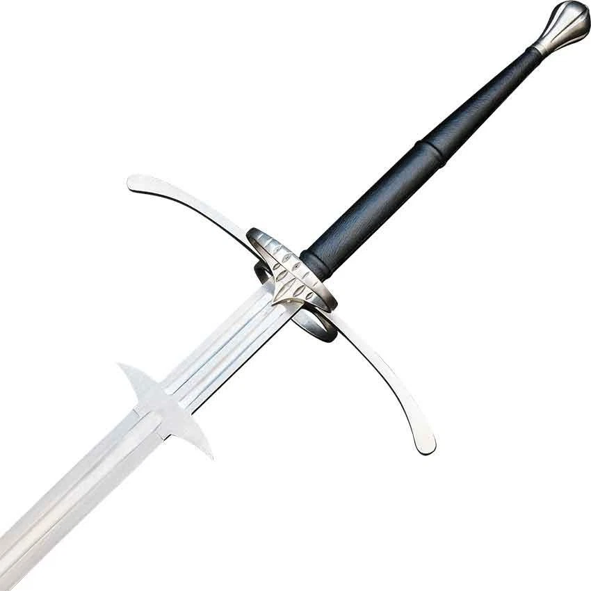 Espada Media Tardía Hecha a Mano Full Tang Acero al Carbono | Listo para Batalla + W-Vaina Foto 3 de 4