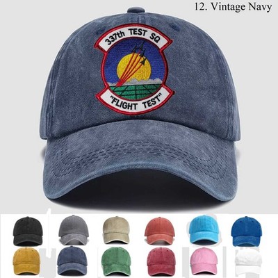 Customized Embroidered Hat Usaf Us Air Force 337th Test Squadron Flight Test
