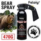 Feloiy Maximum Strength Pepper Gel Self Defense Spray 16 oz