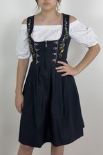 Oscartrachten Cotton Dirndl Dress XXS German Bavarian Oktoberfest Beer Costume