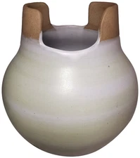 JANE & GORDON MARTZ, MARSHALL STUDIOS VINTAGE SIGNED GLAZED CERAMIC BULBOUS VASE