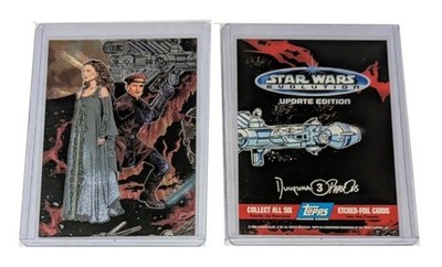 2006 Topps Star Wars Evolution Update Etched Foil Insert Trading