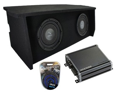 Harmony HA-F104 10'' Subwoofer Fits 07-18 Jeep Wrangler 2 Door w/ 46CXA8001 Amp