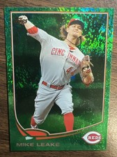 2013 Topps - Mike Leake #442 Emerald Foil