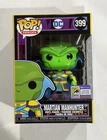 Funko POP! DC Universe Martian Manhunter 399 Blacklight In Protector SDCC 2023