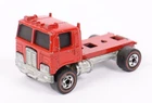 Vintage Hot Wheels Redline Red Line Toy Car 1973 Red Big Rig Truck Cab Trailer