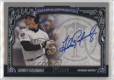 2016 Topps Museum Collection Archival 115/199 Andres Galarraga #AA-AG Auto j8o