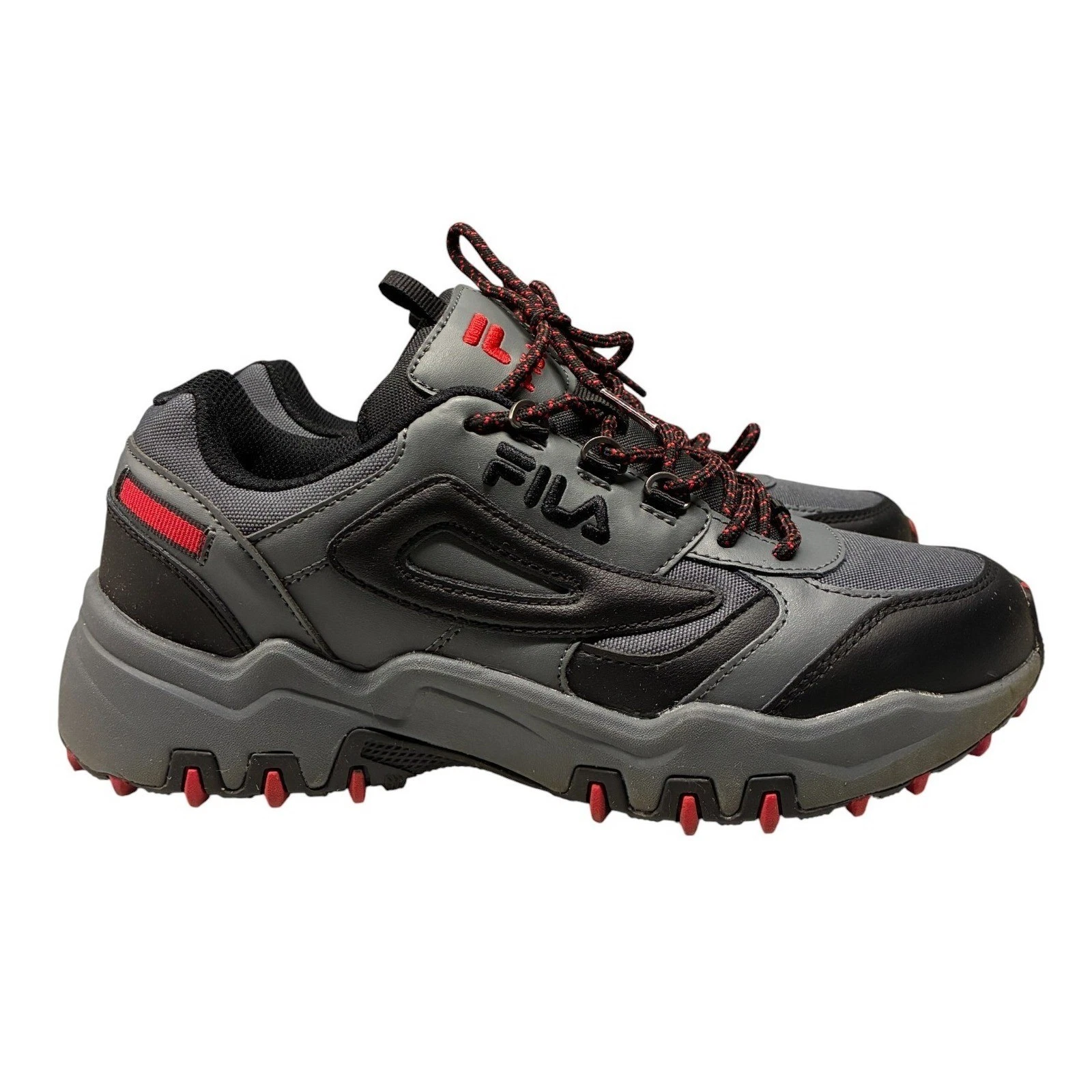 FILA Reminder Athletic Trail Shoes Men's 8.5 Gray Running Hiking Sneakers