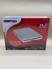 Comp USA External Portable USB 2X Floppy Drive SKU 311196 - NEW/SEALED