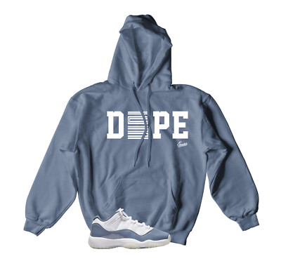Sweaters To Match Jordan 11 Diffused Blue Sneakers - D23 Hoodie