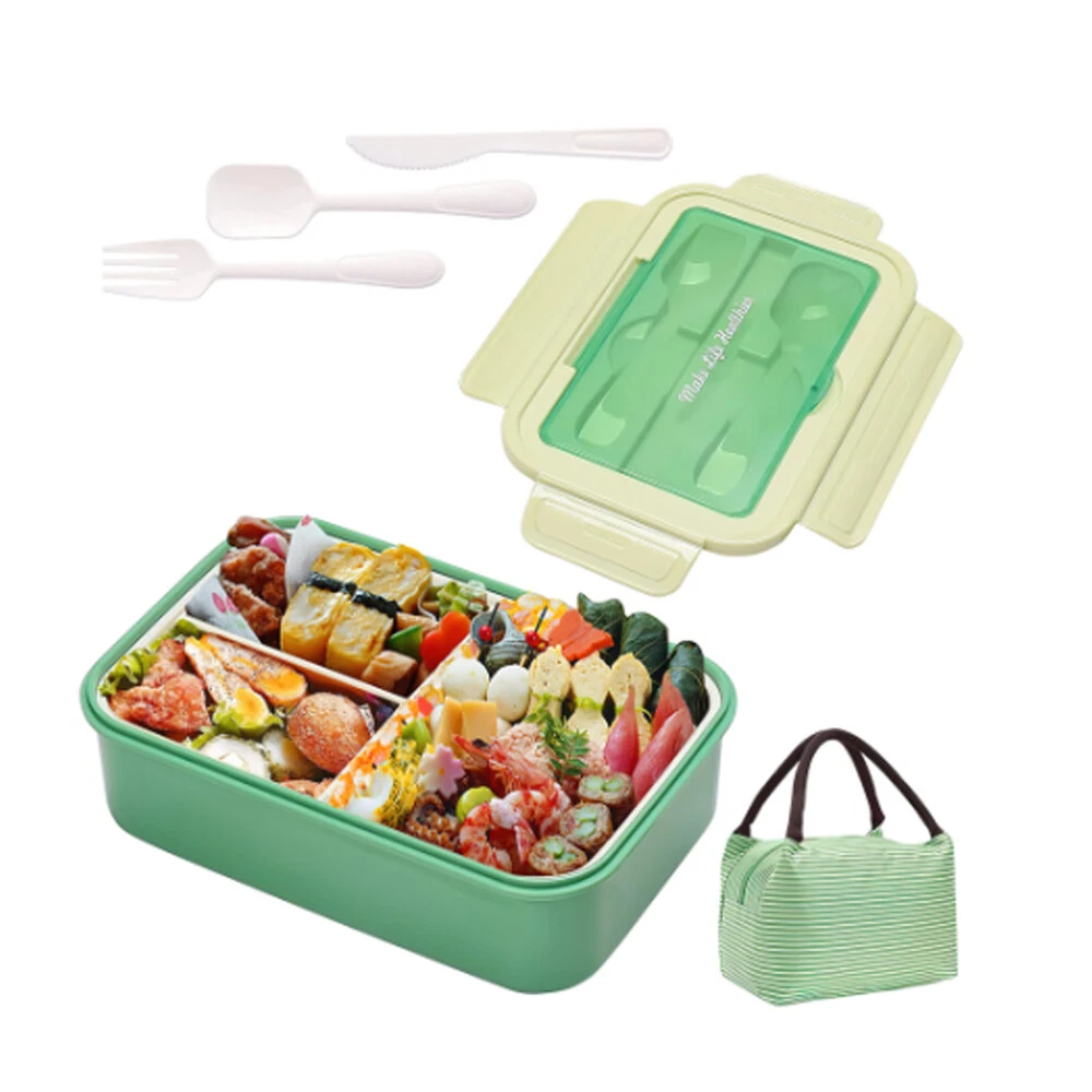 Bento Lunch Box With Spoon Fork Lunch Box Containers Bento Box for Dining Picnic