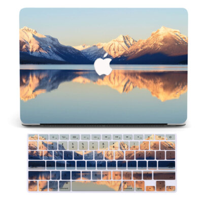 Sunset Snow Mountain Scenery Case For Macbook M3 Air 15 13 Pro 16 14 11 12 inch