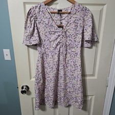 Vero Moda Floral Print Mini Dress Women's M Multicolored NWT (BB1)