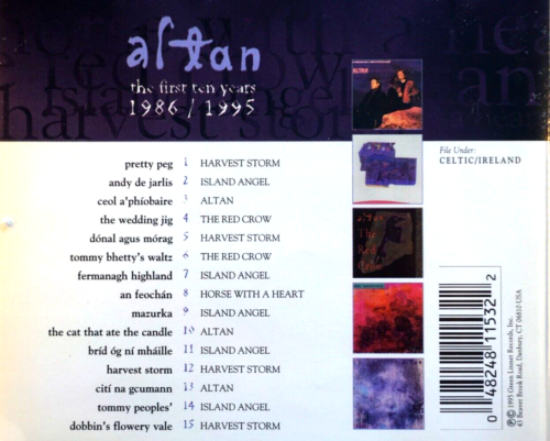 Altan - The First Ten Years, 1986-1995 - CD, VG - Picture 2 of 2