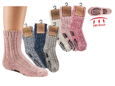 ABS Norwegersocken mit Wolle