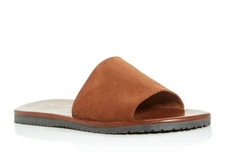 The Men's Store 261953 Mens Slide Sandals Brown Size 9 M