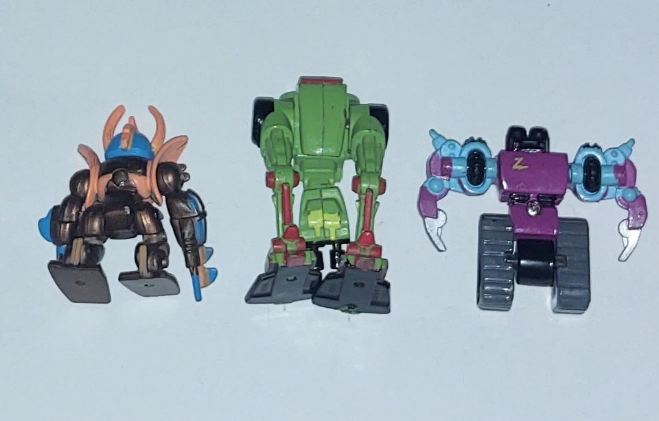 Zbots Galoob Z-bot 3 Figure Vintage lot #13 - Image 3 of 3