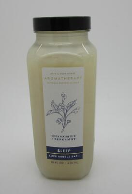 BATH & BODY WORKS Aromatherapy Chamomile + Bergamot Luxe Bubble Bath 15 oz