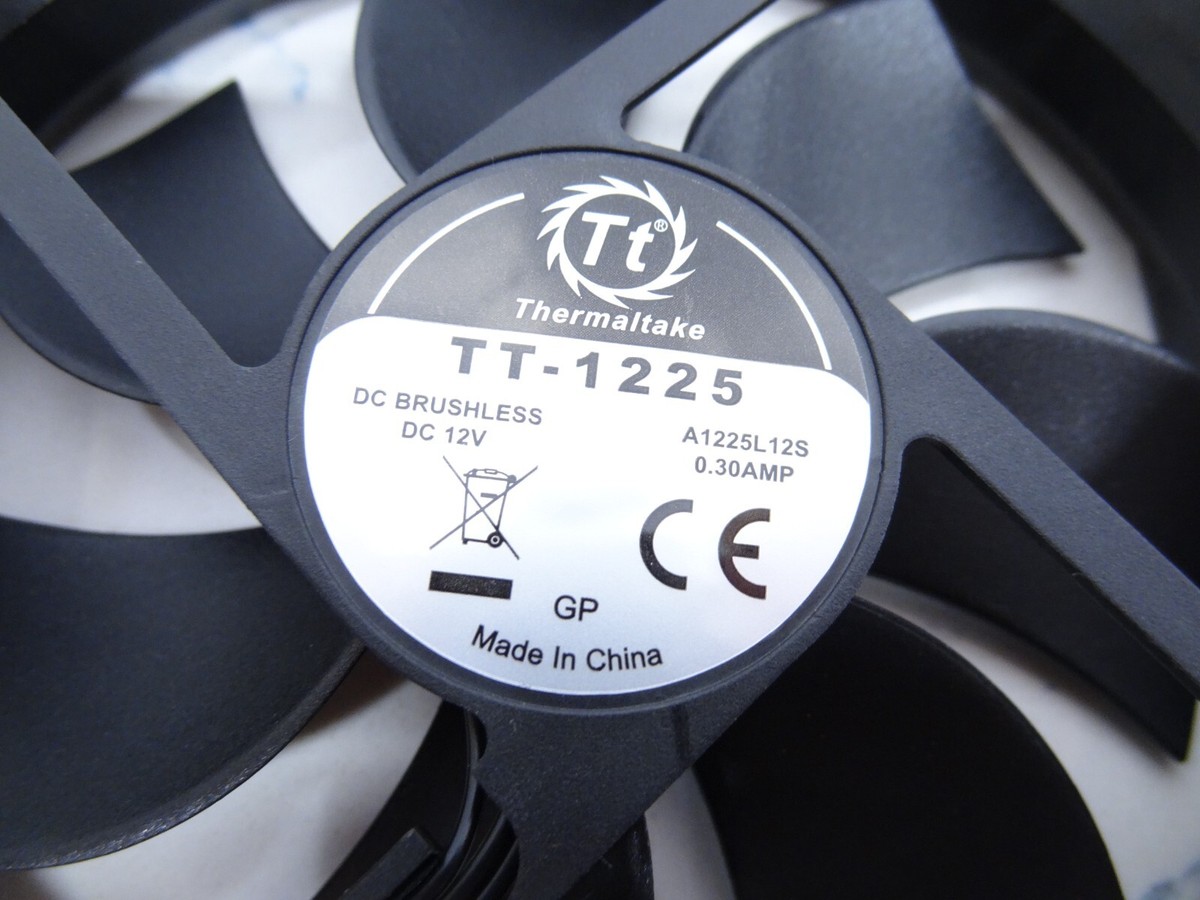 1 PAIR] Thermaltake TT-1225 A1225L12S 12025 12V .3A Silent Cooling