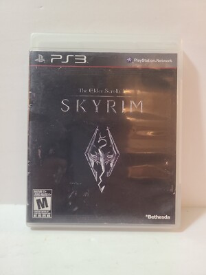 The Elder Scrolls 5 V Skyrim Sony Playstation 3 PS3 Complete CIB Tested ...